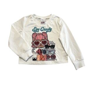 LOL Kids Long Sleeve Sweat Shirt - White